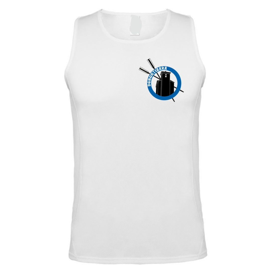 Camiseta Escudo Donostiarra sin mangas. Neska / Mutila / Haurrak