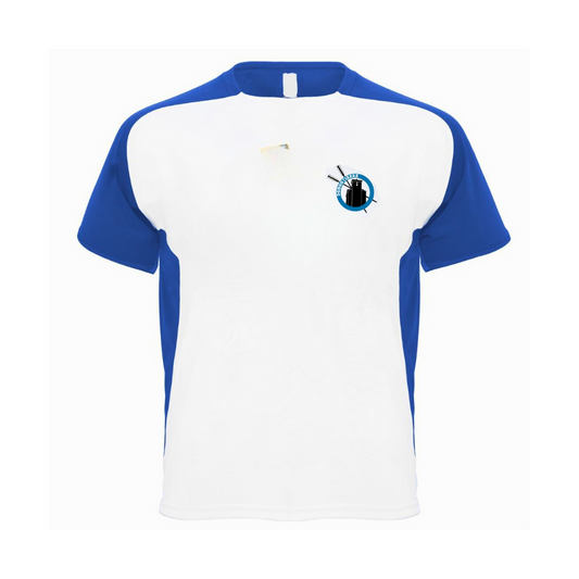 Camiseta Escudo Donostiarra lateral azul