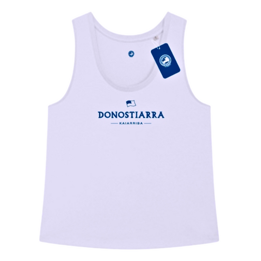 Camiseta Donostiarra Kaiarriba sin mangas Neska