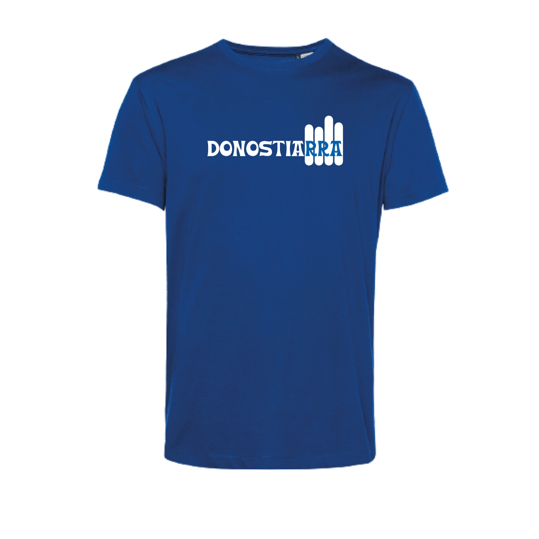 Camiseta Laukale manga corta blanca o azul. Haurrak/Niños